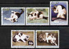 Cuba 2005 Domestic Cats perf set of 5 fine cto used