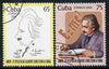 Cuba 2005 Albert Einstein perf set of 2 fine cto used