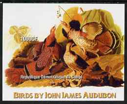 Congo 2005 Birds by Audubon imperf m/sheet unmounted mint