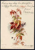 Great Britain 1897 Handsome large Christmas card (135 x 195 mm) from PRINCESS BEATRICE, depicting Wild Vine with ink inscription 'Wishing dear Lady Southampton a happy Christmas & New Year from Beatrice, Xmas 1897'. Plus original ……Details Below