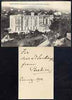 Great Britain 1898 Easter card from PRINCESS BEATRICE to Lady Southampton sent from Cimiez, one of the Queen's favourite resorts in France. Plus later ppc of the Grand Hotel at Cimiez where the Royal Family stayed.,(Lady Ismay Sou……Details Below