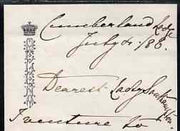 Great Britain 1886 two page letter on notepaper with a Crowned HELENA motif with original envelope to Lady Southampton both written in the hand of Princess Helena, Queen Victoria's fifth child.,(Lady Ismay Southampton was Lady-in-……Details Below