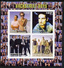 Ivory Coast 2003 Backstreet Boys imperf sheetlet containing set of 4 values each with Rotary International Logo unmounted mint