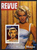 Benin 2003 Marilyn Monroe #3 imperf m/sheet (Cover of Revue) unmounted mint