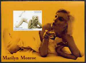 Benin 2003 Marilyn Monroe #2 imperf m/sheet (drinking wine) unmounted mint