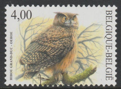 Belgium 2002-09 Birds #5 Eagle Owl 4.00 Euro unmounted mint, SG 3708