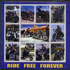 Kalmikia Republic 2000 Motorcycles perf sheetlet containing 12 values unmounted mint