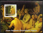 Congo 2003 Nude Paintings by Jean Auguste Dominique Ingres imperf m/sheet unmounted mint
