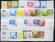 Nauru 1979 Christmas set of 4 in unmounted mint IMPERF progressive proofs on gummed paper (6 different proofs of each value = 24 proofs)