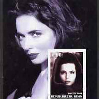 Benin 2002 Isabella Rossellini imperf s/sheet #02 unmounted mint