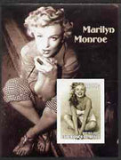 Benin 2002 Marilyn Monroe #1 imperf s/sheet containing single value unmounted mint