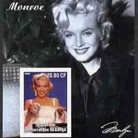 Congo 2002 40th Death Anniversary of Marilyn Monroe #05 imperf m/sheet unmounted mint