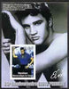 Congo 2002 25th Death Anniversary of Elvis Presley imperf souvenir sheet #4 (1955 colour pic of Elvis in blue shirt) unmounted mint