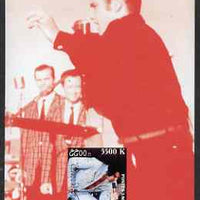 Laos 2000 Elvis Presley imperf deluxe sheet #02 (red background) unmounted mint