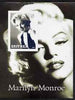 Eritrea 2001 Marilyn Monroe imperf m/sheet #1 unmounted mint