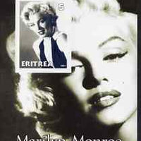 Eritrea 2001 Marilyn Monroe imperf m/sheet #1 unmounted mint