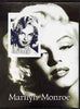 Eritrea 2001 Marilyn Monroe imperf m/sheet #2 unmounted mint
