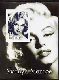 Eritrea 2001 Marilyn Monroe imperf m/sheet #2 unmounted mint