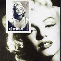 Eritrea 2001 Marilyn Monroe imperf m/sheet #3 unmounted mint