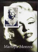 Eritrea 2001 Marilyn Monroe imperf m/sheet #3 unmounted mint