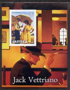 Eritrea 2001 Art of Jack Vettriano #1 imperf s/sheet unmounted mint