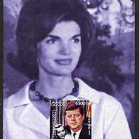 Laos 1999 Great People of the 20th Century (John Kennedy, Marilyn & Jackie) imperf souvenir sheet unmounted mint