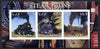 Eritrea 2002 Steam Locos #03 imperf sheetlet containing set of 3 values each with Rotary Logo unmounted mint