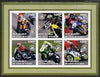 Ivory Coast 2002 Racing Motorcycles #1 imperf sheetlet containing set of 6 values (top middle No. 202) each with Rotary logo, unmounted mint