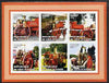 Ivory Coast 2002 Old Fire Engines #1 imperf sheetlet containing set of 6 values (top left Bridport) unmounted mint