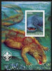 Benin 2003 Dinosaurs imperf m/sheet #02 with Scout Logo unmounted mint