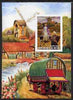 Benin 2003 Paintings of Windmills #03 imperf m/sheet unmounted mint