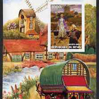 Benin 2003 Paintings of Windmills #03 imperf m/sheet unmounted mint