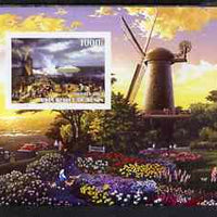 Benin 2003 Paintings of Windmills #04 imperf m/sheet unmounted mint