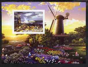 Benin 2003 Paintings of Windmills #04 imperf m/sheet unmounted mint