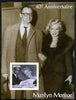 Benin 2003 40th Death Anniversary of Marilyn Monroe #08 - With Arthur Miller imperf m/sheet unmounted mint
