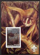 Benin 2003 Wild Animals imperf m/sheet #02 with Scout Logo unmounted mint