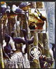Congo 2004 Birds - Dans Les Iles Pribilof imperf s/sheet with Scout Logo in background unmounted mint