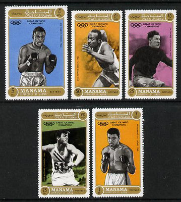 Manama 1971 Olympic Champions perf set of 5 unmounted mint (Mi 640-44A