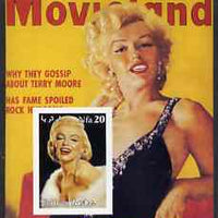 Eritrea 2003 Marilyn Monroe imerf m/sheet (Movieland Magazine) Eritrea 2001 Marilyn Monroe