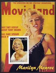 Eritrea 2003 Marilyn Monroe imerf m/sheet (Movieland Magazine) Eritrea 2001 Marilyn Monroe