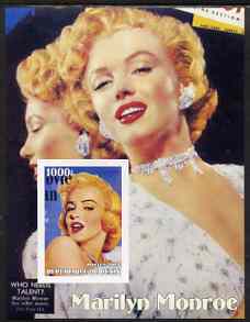 Benin 2003 Marilyn Monroe imperf m/sheet (Movie Fan Magazine) unmounted mint