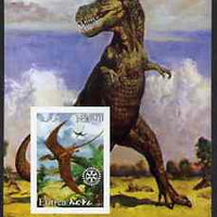 Eritrea 2003 Dinosaurs imperf m/sheet with Rotary Logo unmounted mint