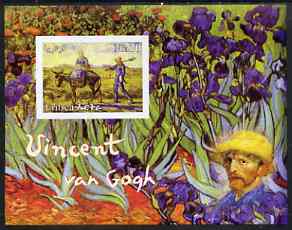 Eritrea 2003 Vincent Van Gogh imperf souvenir sheet unmounted mint