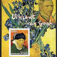 Benin 2003 Vincent Van Gogh imperf souvenir sheet unmounted mint