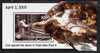 Palestine (PNA) 2005 God Opened the doors to Pope John Paul II imperf m/sheet (praying) unmounted mint. Note this item is privately produced and is offered purely on its thematic appeal