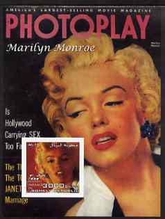 Somalia 2003 Marilyn Monroe imperf m/sheet (Photoplay Cover) unmounted mint