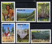 Dominica 1988 Reunion 88 Tourism set of 6 unmounted mint, SG 1119-24