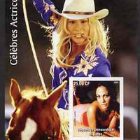 Congo 2003 Jennifer Lopez imperf m/sheet unmounted mint