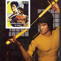 Congo 2003 Bruce Lee imperf m/sheet unmounted mint