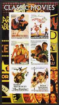 Benin 2003 Classic Movie (Posters) #2 imperf sheetlet containing set of 6 values unmounted mint